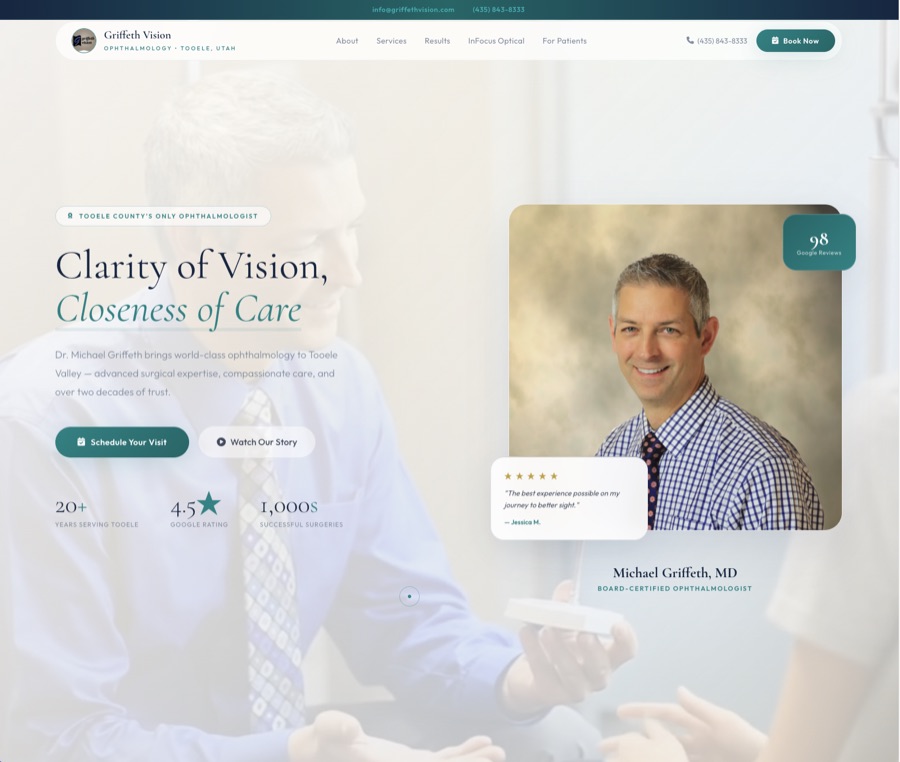 Griffeth Vision Group website