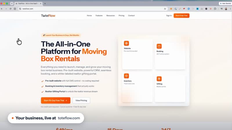 ToteFlow SaaS teaser video